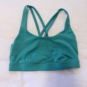Lululemon Athletica Turquoise Strappy Sports Bra